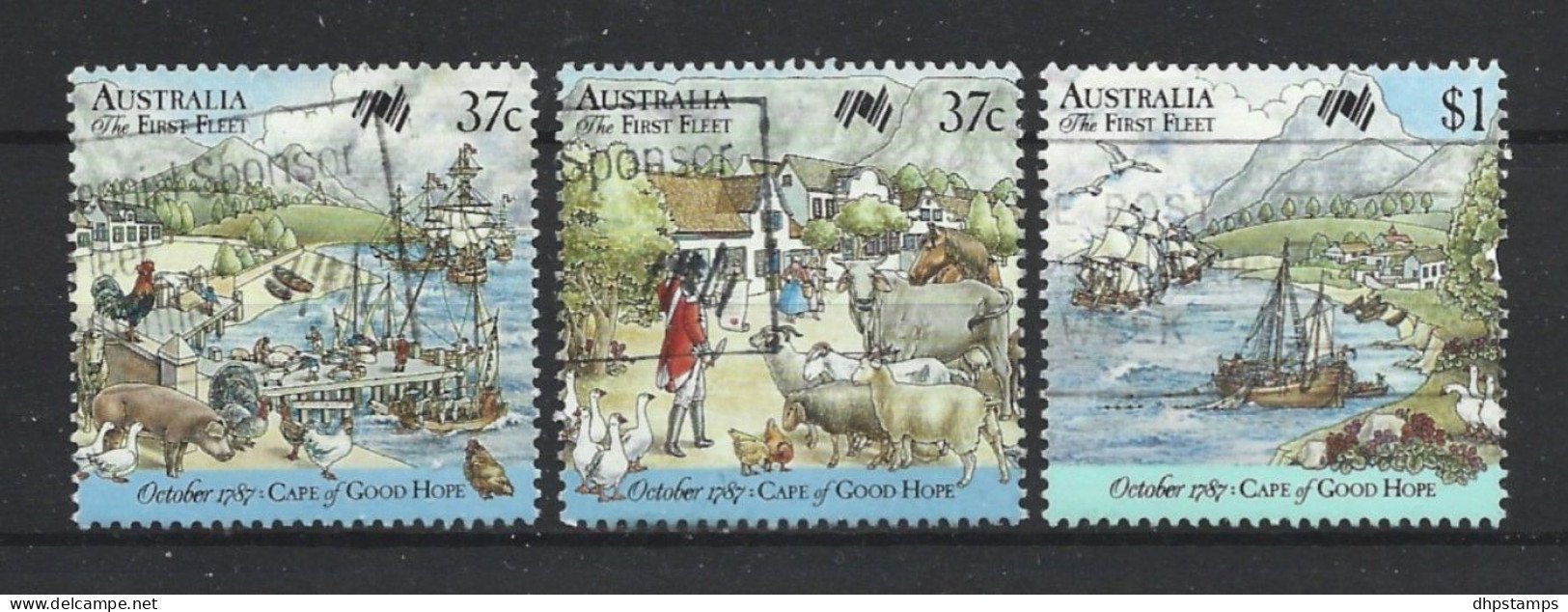 Australia 1987 Cape Of Good Hope Y.T. 1026/1028 (0) - Used Stamps