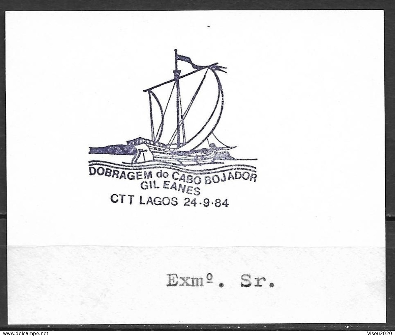 Portugal, 1984 - A Passagem Do Cabo Bojador - Lagos - FDC