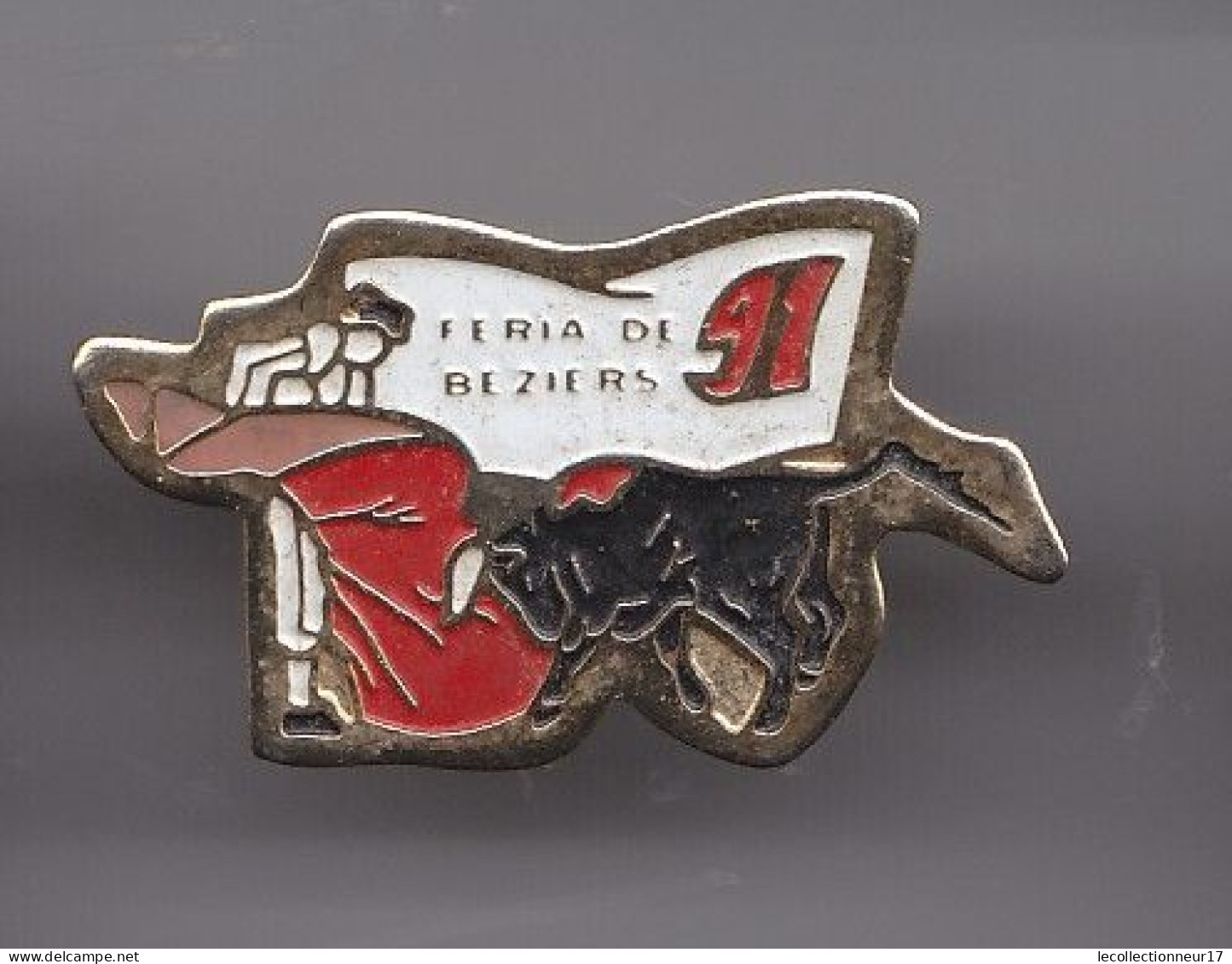 Pin's Tauromachie Féria De Béziers 91 Réf 3757 - Stierkampf