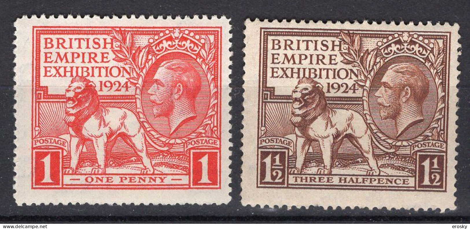 P1926 - GRANDE BRETAGNE Yv N°171/72 * (172 Defecteuse) - Unused Stamps