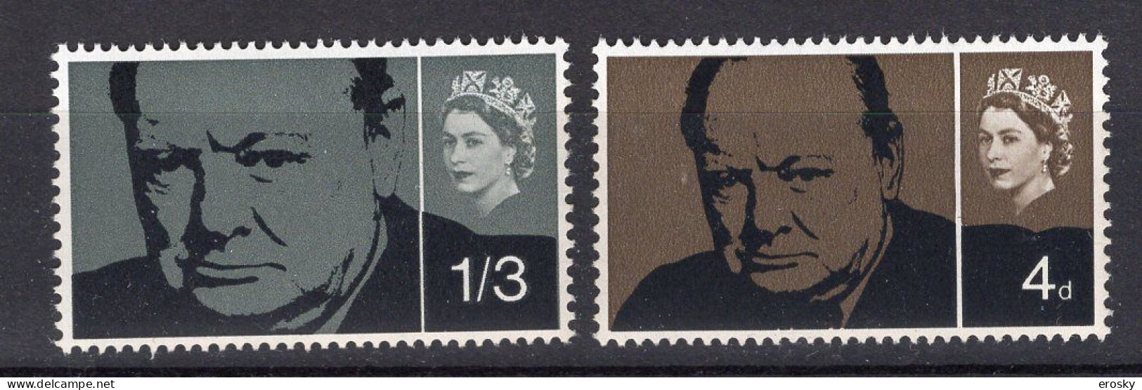 P2060 - GRANDE BRETAGNE Yv N°397/98 ** CHURCHILL - Unused Stamps