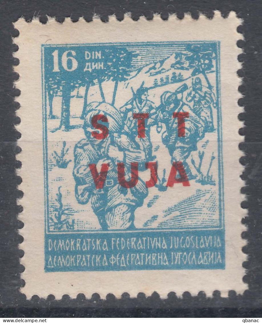 Italy Yugoslavia Trieste Zone B 1949 Mi#20b Sass#15a Mint Never Hinged, Rare Colour Type - Ongebruikt