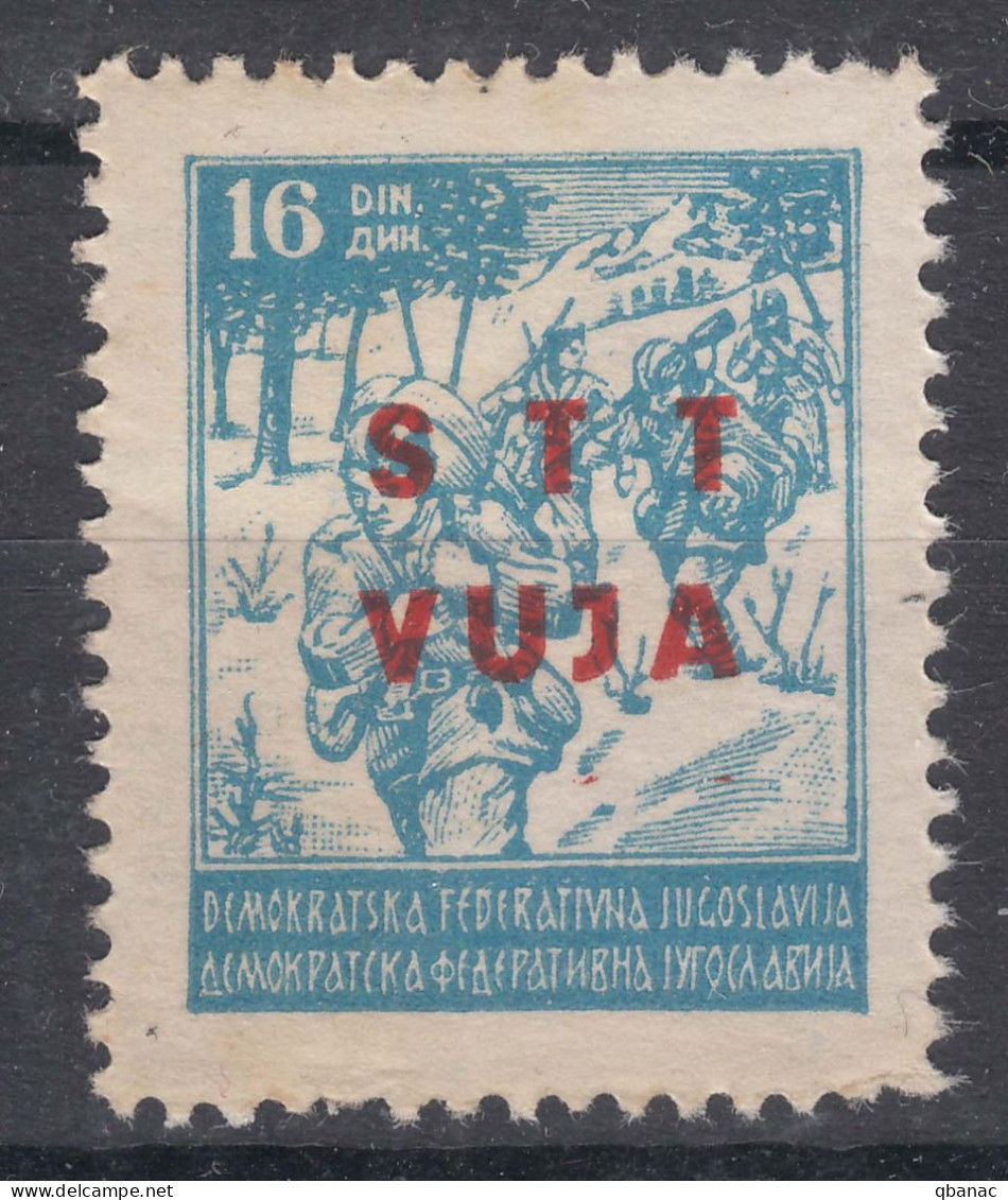 Italy Yugoslavia Trieste Zone B 1949 Mi#20b Sass#15a Mint Never Hinged, Rare Colour Type - Ongebruikt