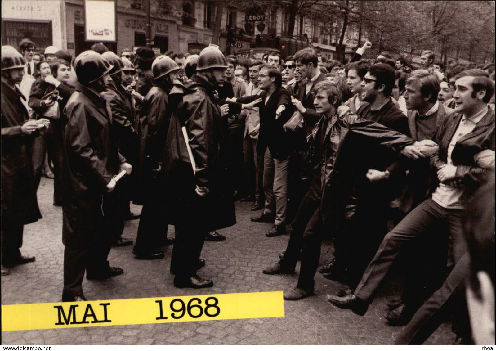 75 PARIS - Politique - Mai 68 - 1968 Manifestation - Crs - Partis Politiques & élections