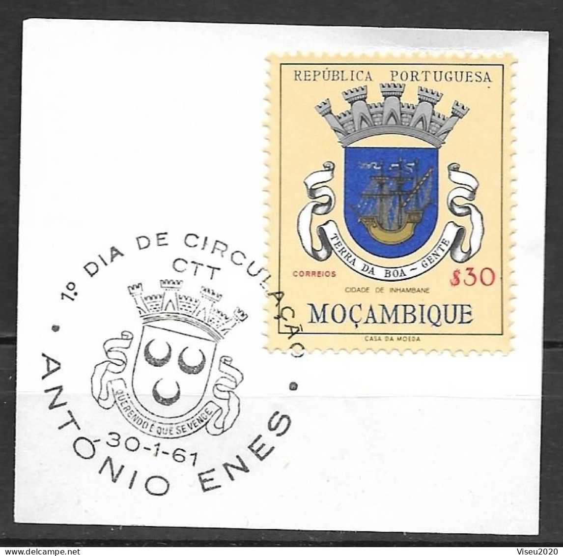Portugal - Moçambique 1961 - 1º Dia De Circulação - FDC