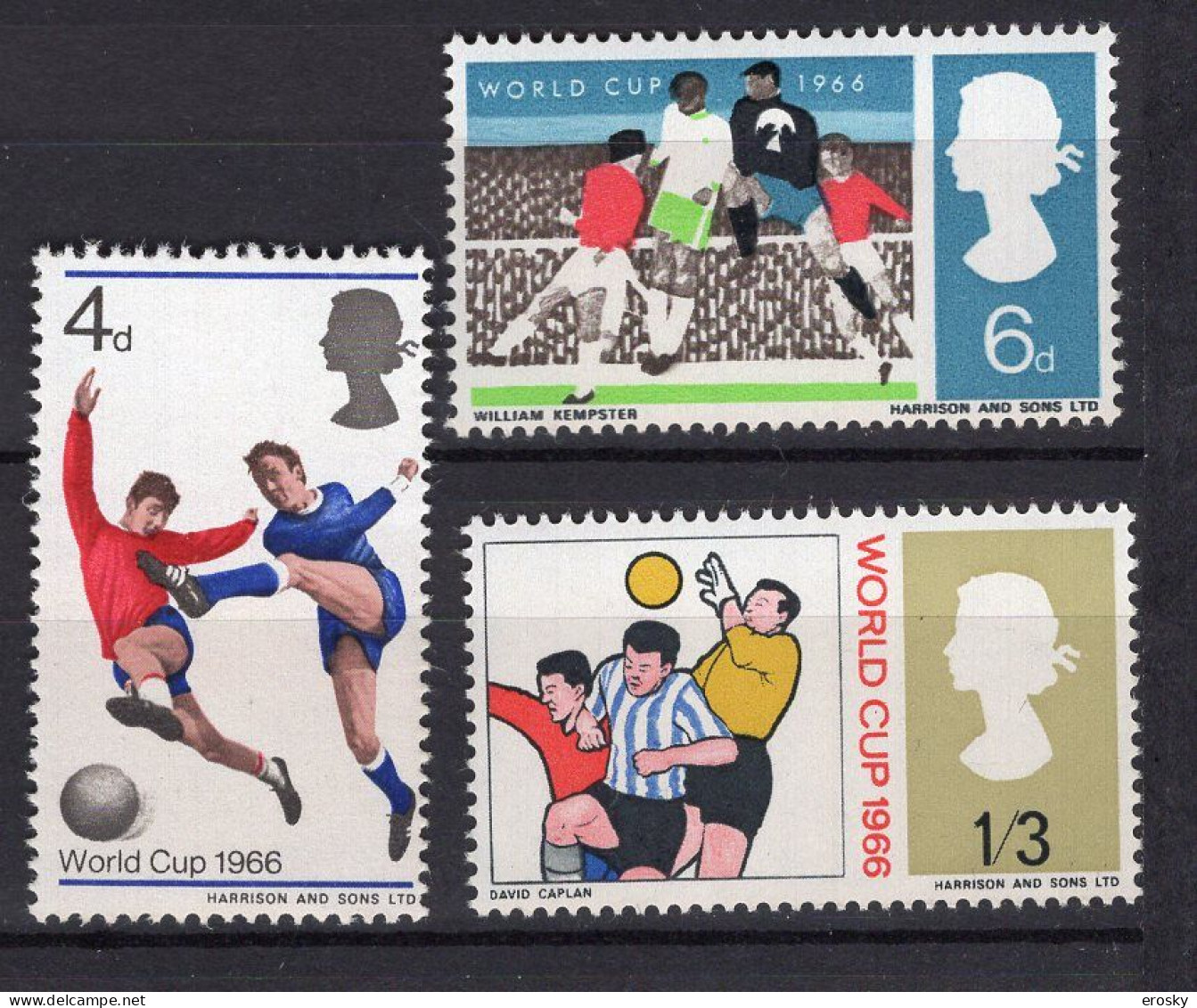 P2156 - GRANDE BRETAGNE Yv N°441/43 ** FOOTBALL - Unused Stamps