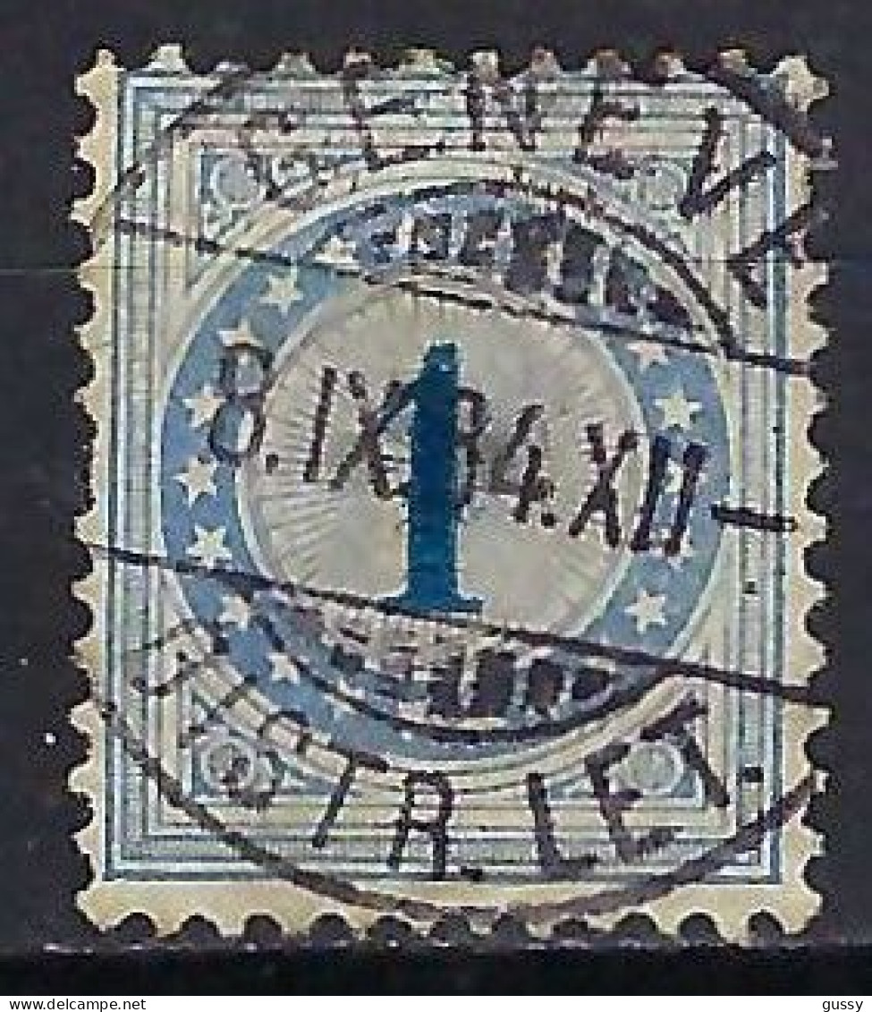 SUISSE Taxe Ca.1878-1893: Le ZNr. 1N, Sup. Obl. "Genève" - Postage Due