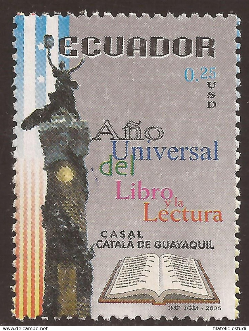 Ecuador 1828 2005 Año Mundial De El Libro Y La Lectura MNHN - Equateur