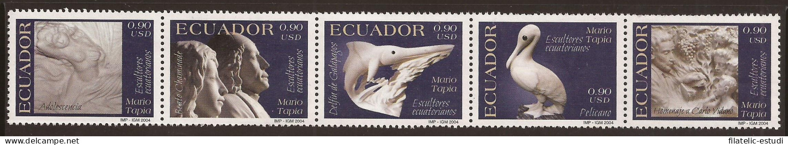 Ecuador 1794/98 2004 Escultores Ecuatorianos Mario Tapia MNH - Equateur