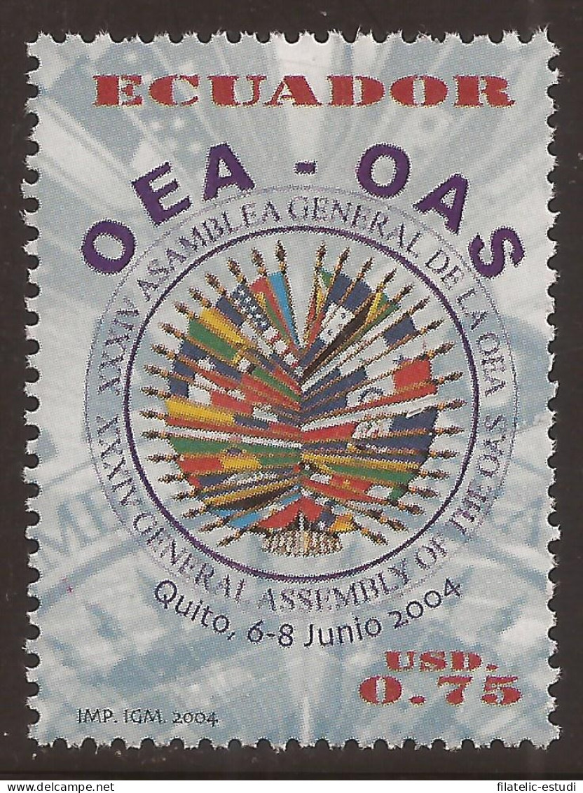 Ecuador 1792 34 Asamblea OEA - OAS Banderas Flags MNH - Equateur