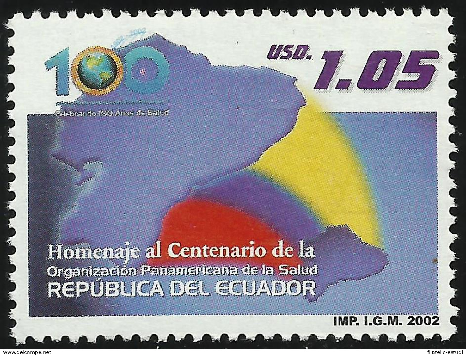 Ecuador 1696 2002 Organización Panamericana De La Salud MNH - Equateur