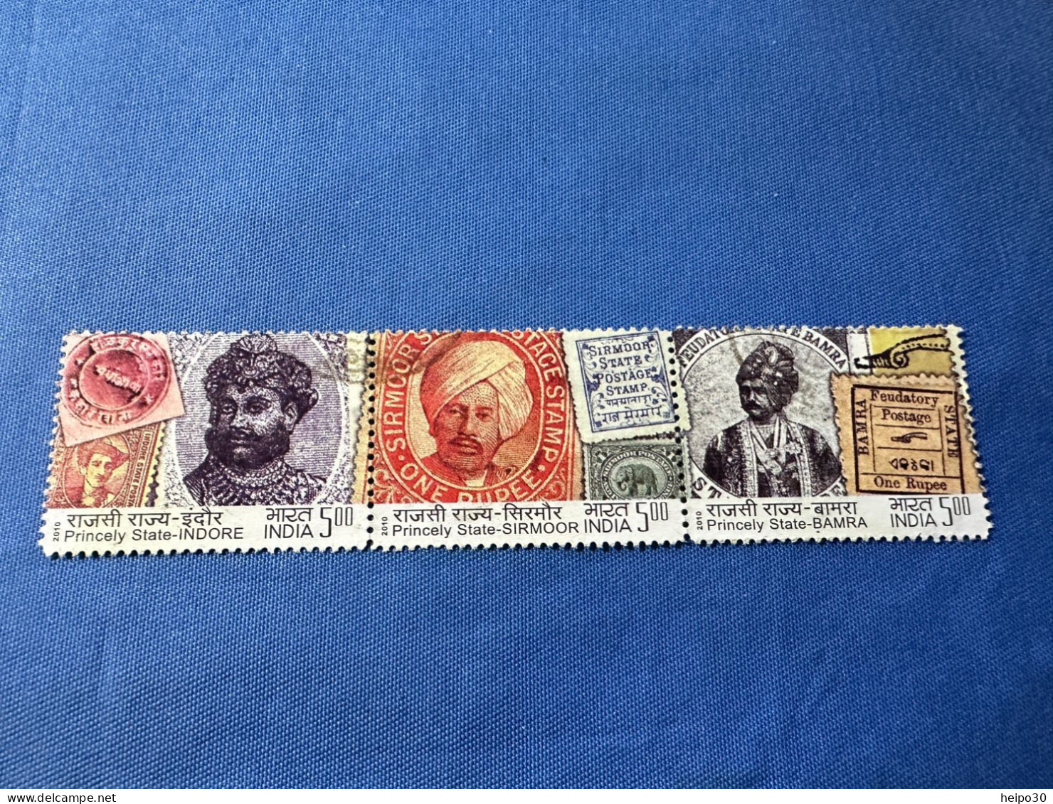 India 2010 Michel 2513-2515 Intern. Briefmarkenausstellung INDIPEX 2011 - Used Stamps