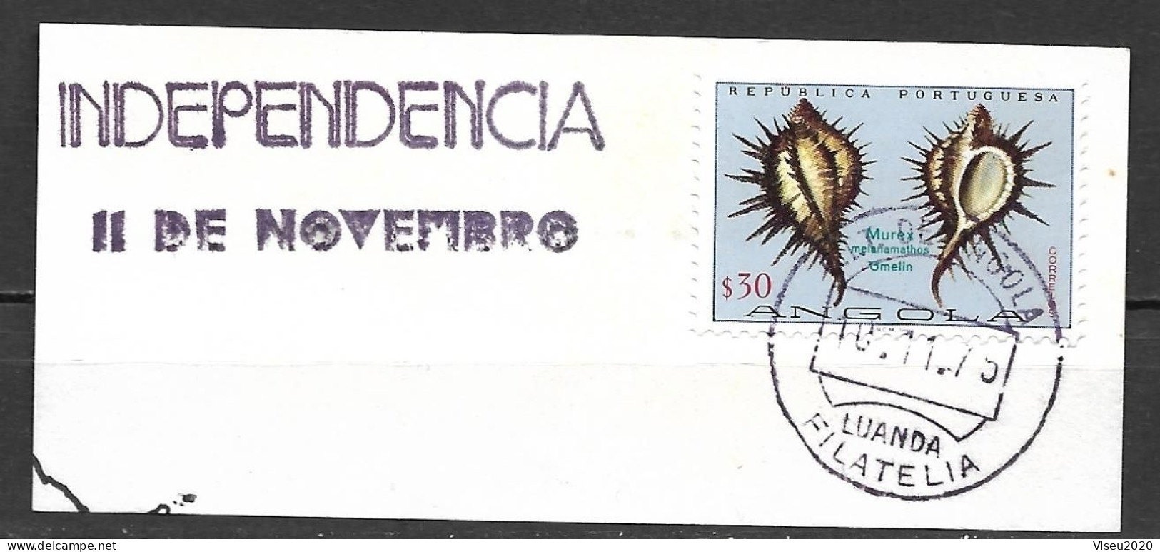 Portugal - Angola 1975 - Último Carimbo "português" - FDC