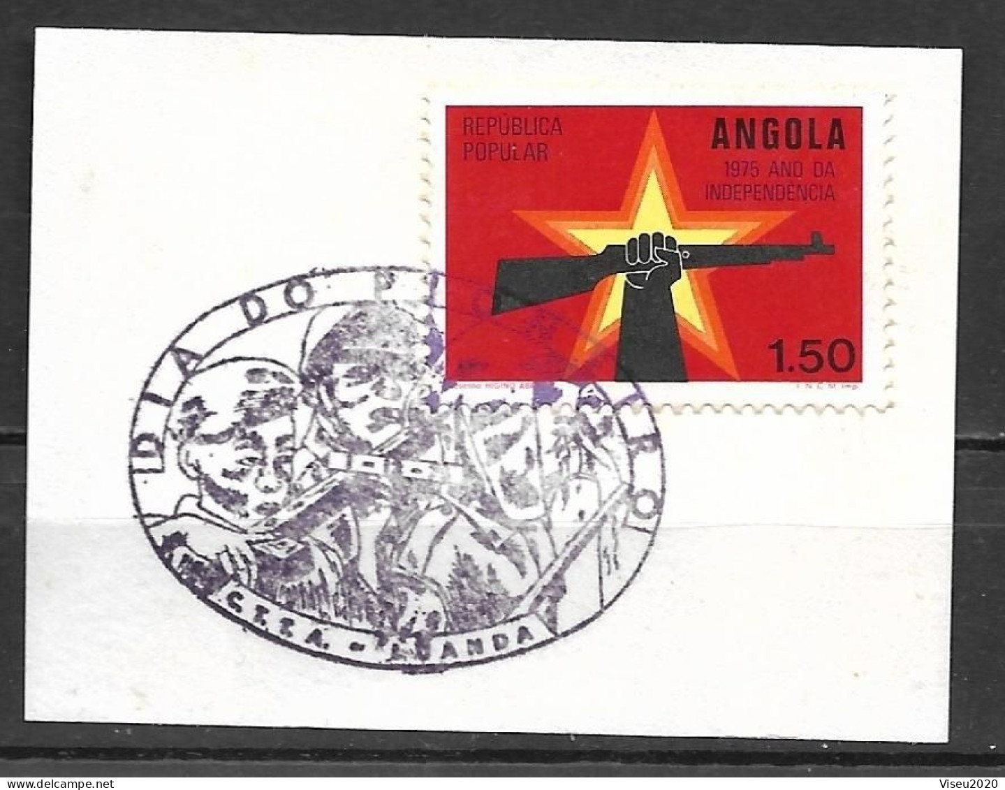 Portugal - Angola 1975 - 1º Carimbo Do Novo País - FDC