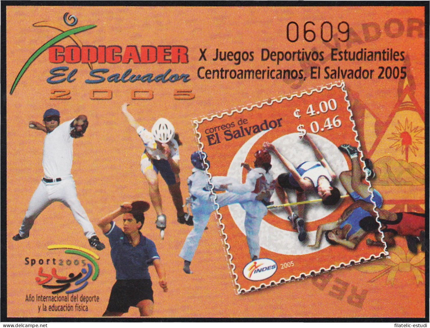 El Salvador HB 58 2005 10° Juegos Deportivos Estudiantiles Centro-americanos M - Salvador