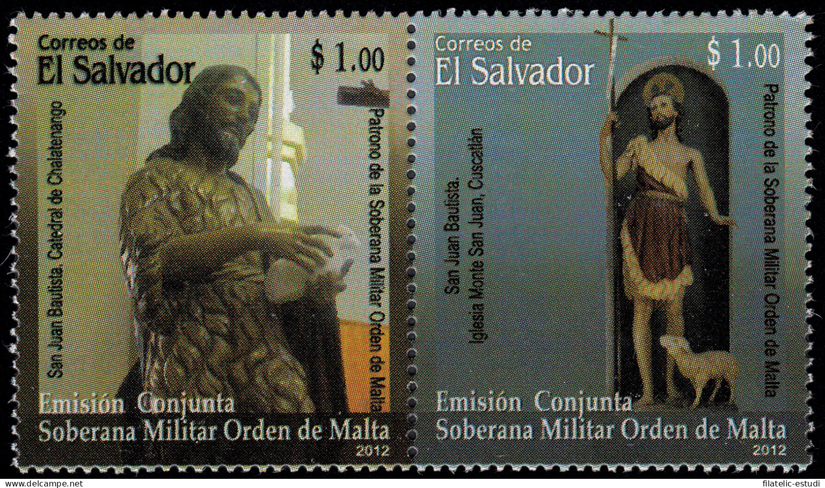 El Salvador 1831/32 2012 San Juan Bautista MNH - Salvador