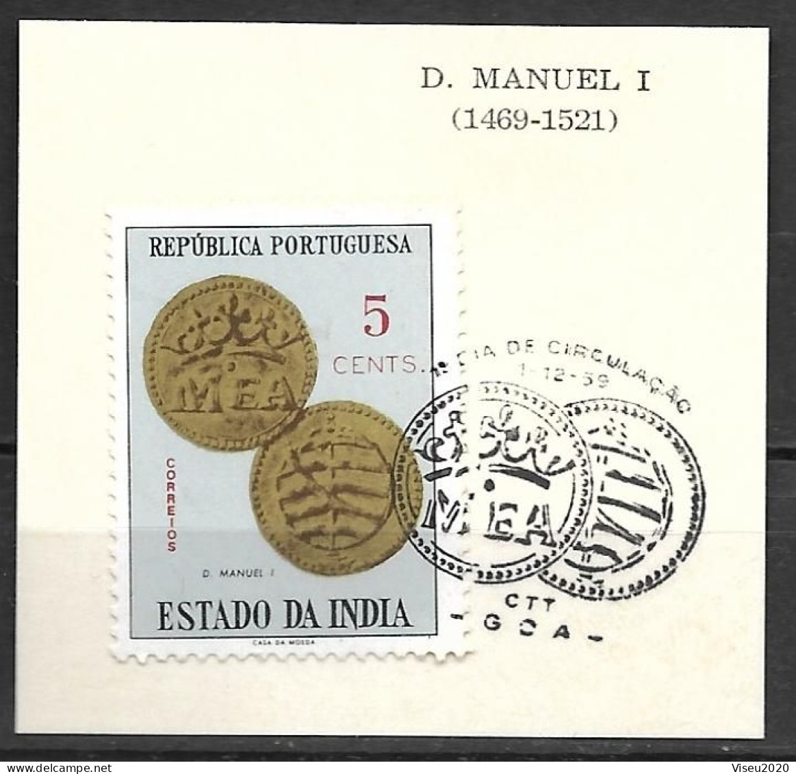 Portugal - Índia 1959 - 1º Dia De Circulação - FDC