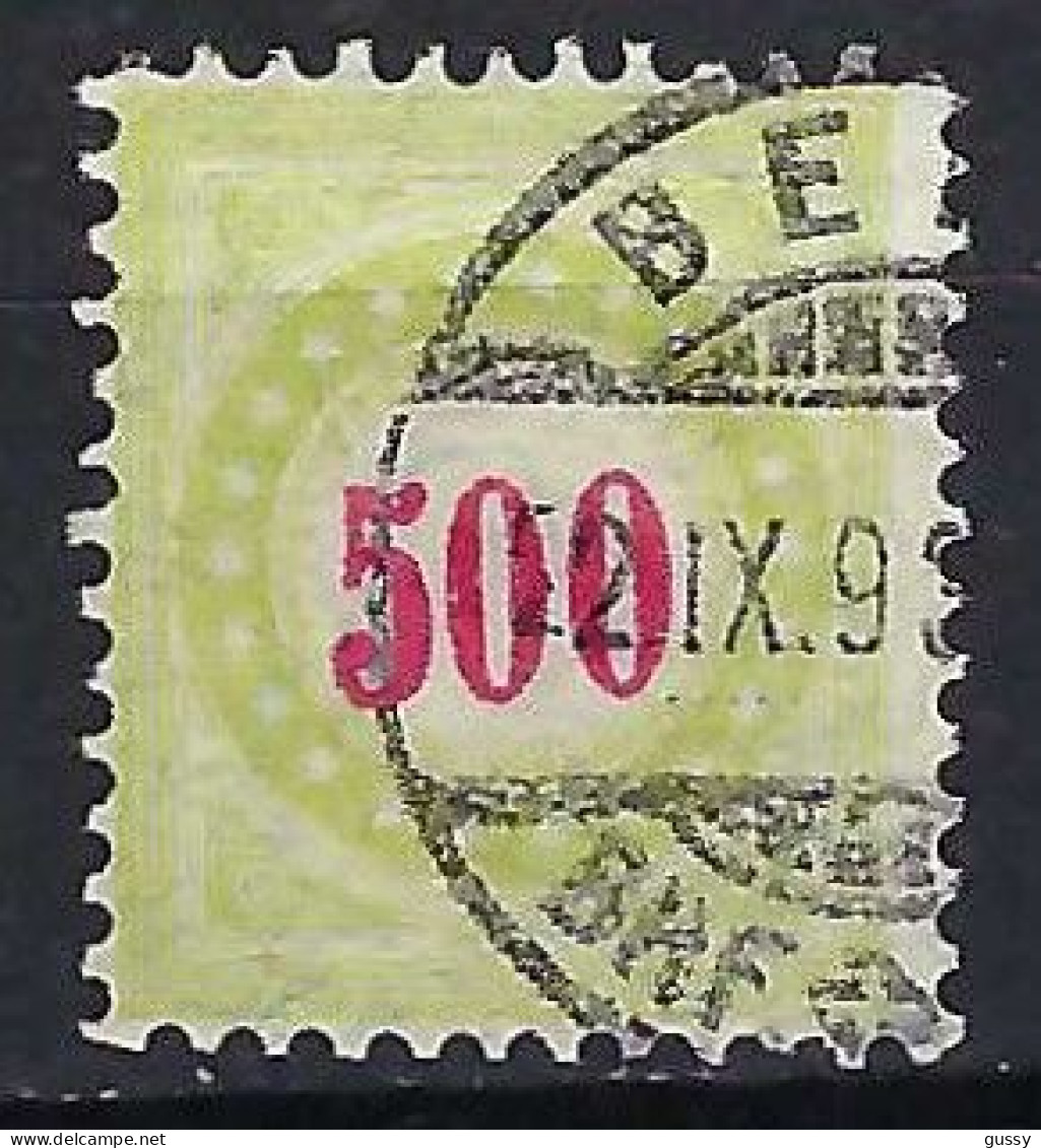 SUISSE Taxe Ca.1884-86: Le ZNr. 22BK, Obl. "Bern" - Taxe