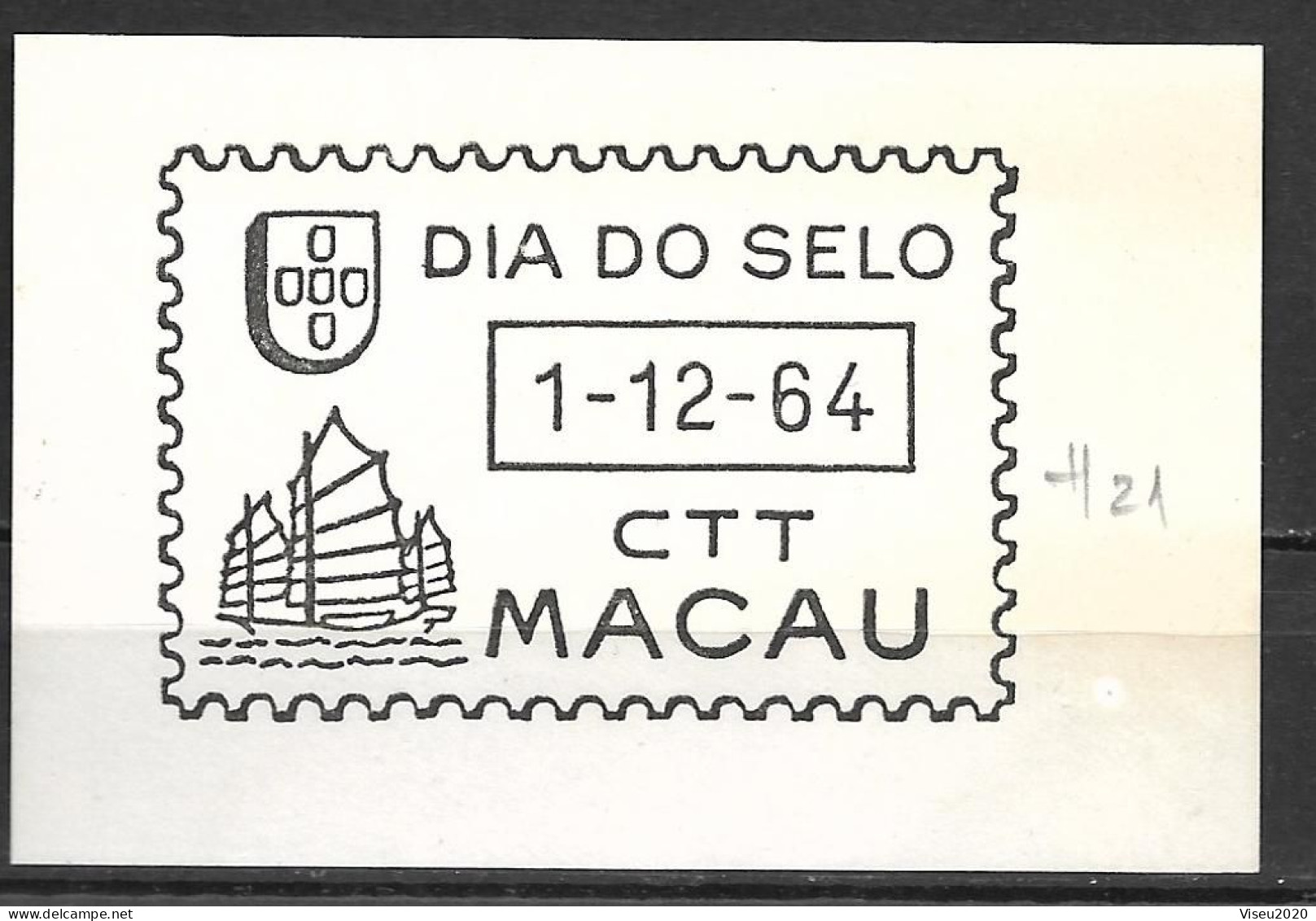 Portugal - Macau 1964 - Dia Do Selo - FDC