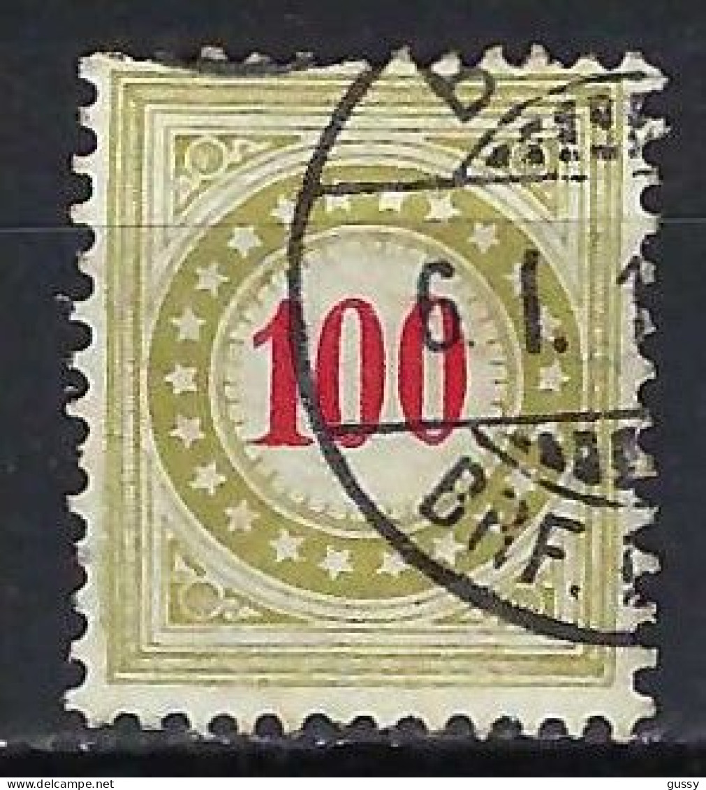 SUISSE Taxe Ca.1908-09: Le ZNr. 28BK, Obl. "Bern" - Taxe