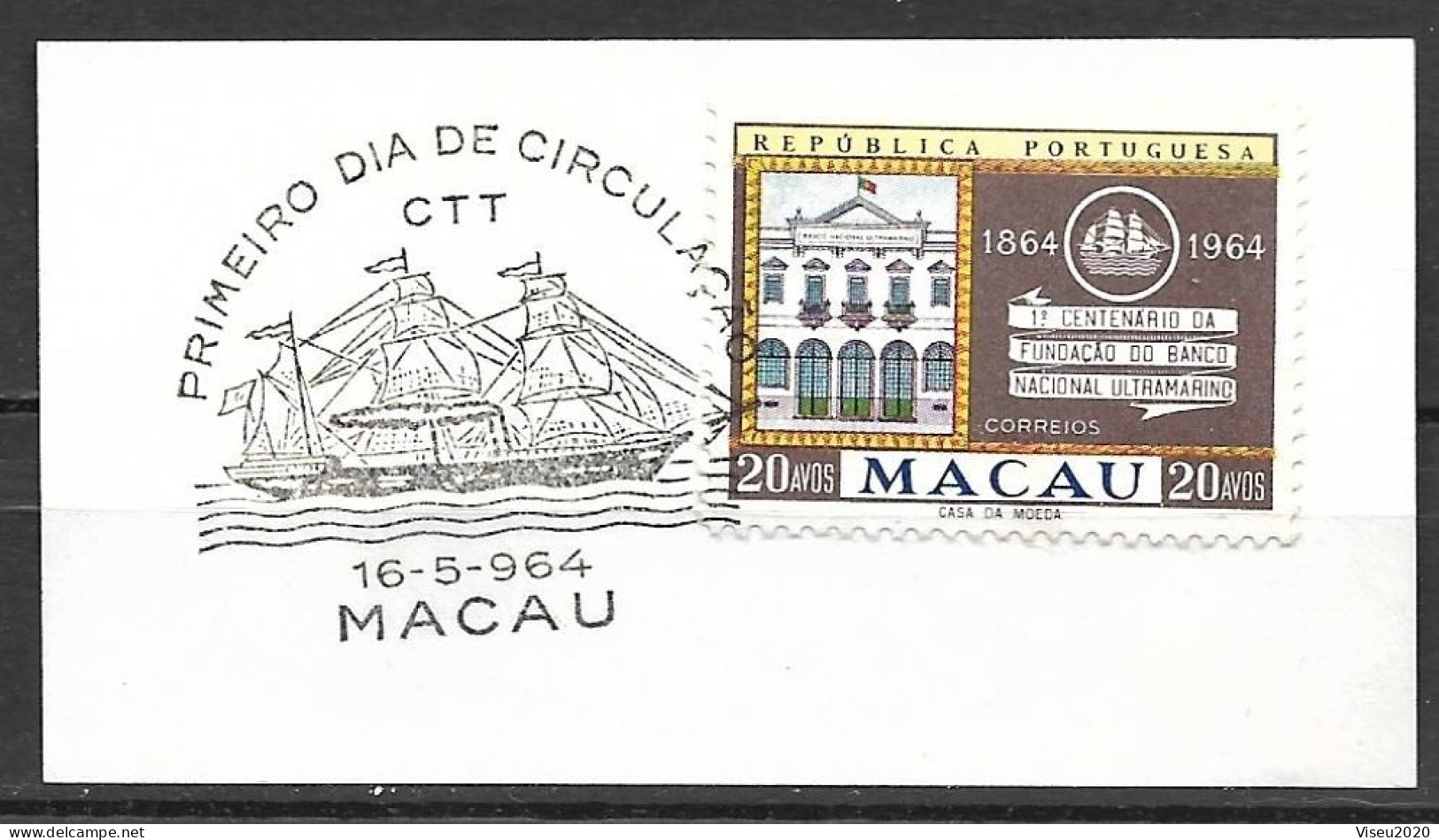 Portugal - Macau 1964 - 1º Dia De Circulação - FDC