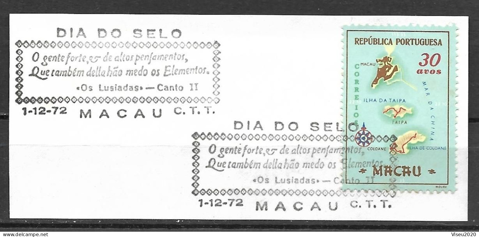 Portugal - Macau 1972 - Dia Do Selo - FDC