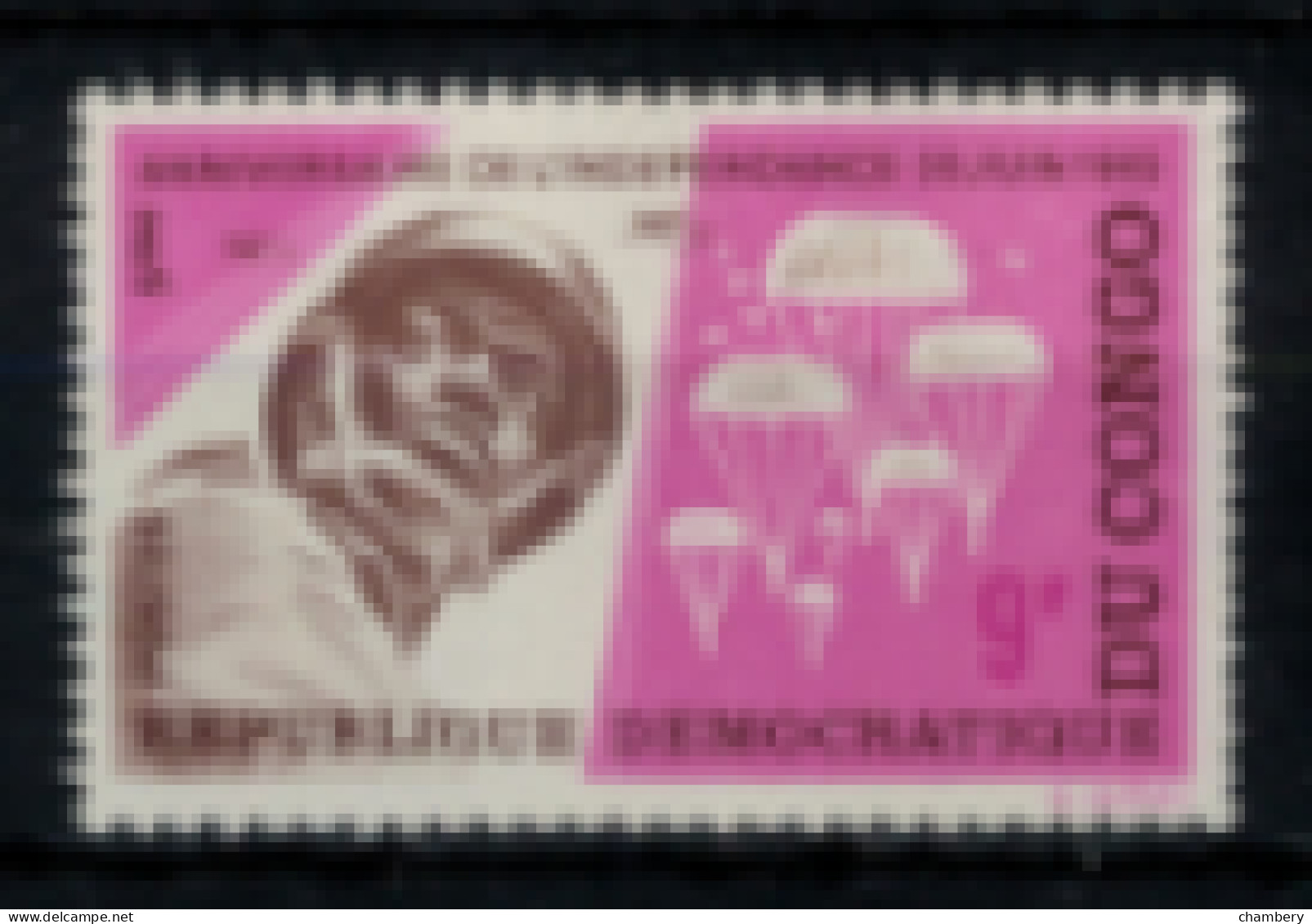 Congo Kinshasa - "3ème Anniversaire De L'Indépendance : Parachutistes" - Neuf 2** N° 597 De 1965 - Nuevas/fijasellos