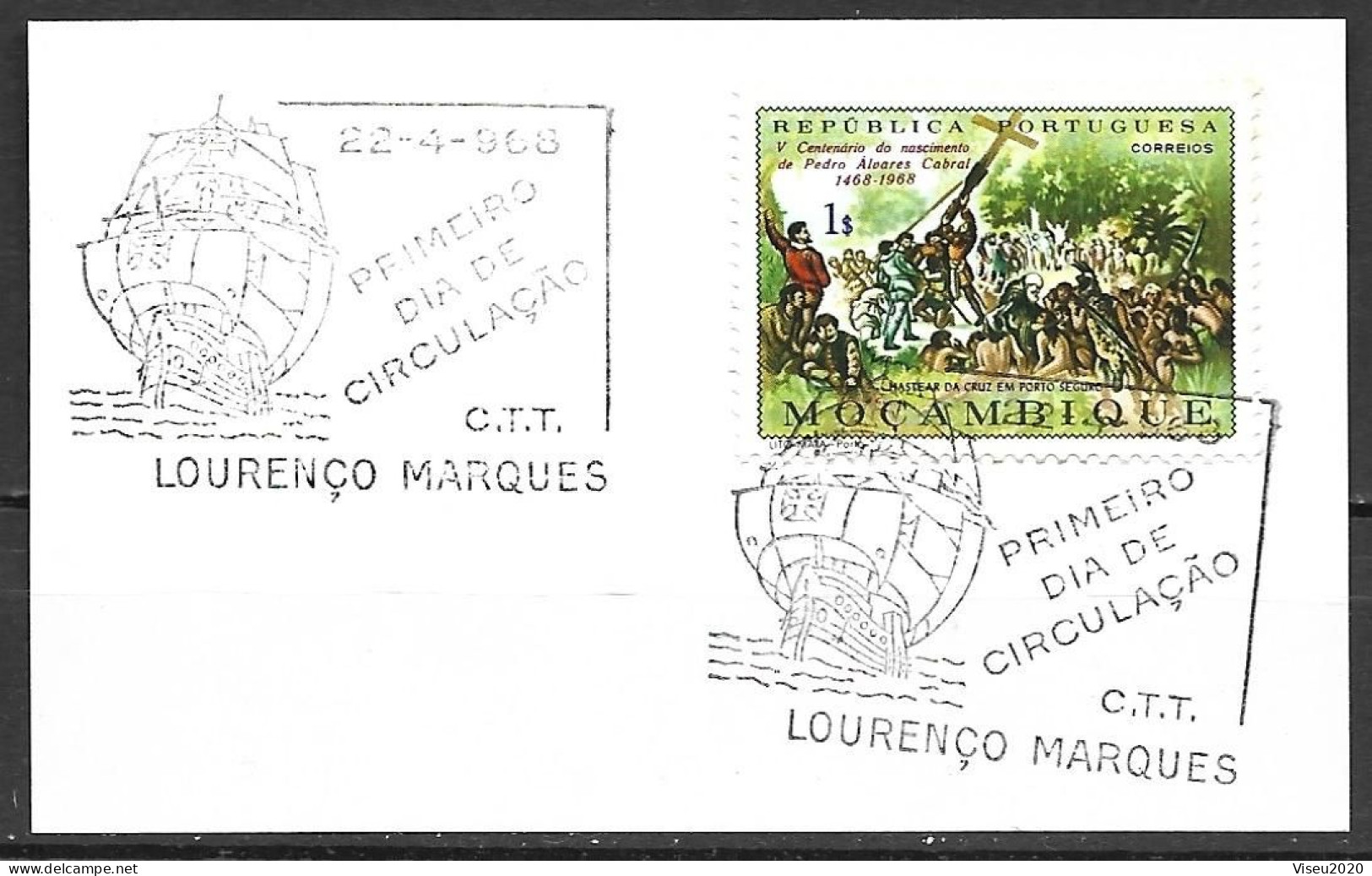 Portugal - Moçambique 1968 - 1º Dia De Circulação - FDC