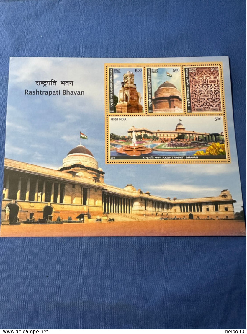 India 2011 Michel Block 97 Residenz Des Staatspräsidenten MNH - Unused Stamps