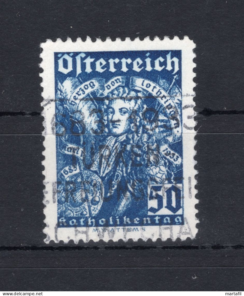 1933 AUSTRIA N.435 Assedio Di Vienna Carlo Di Lorena - Used Stamps
