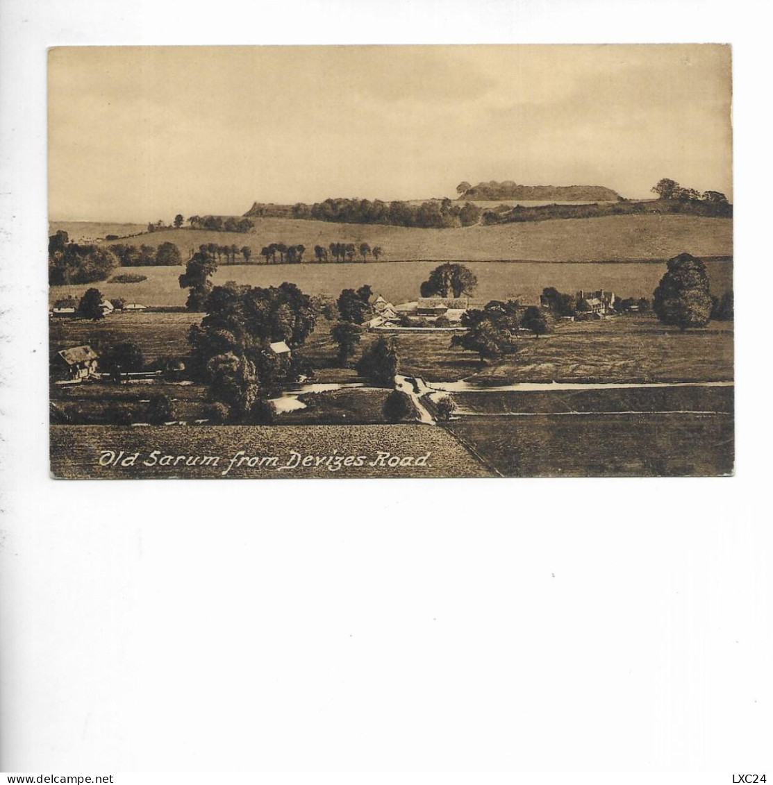 OLD SARUM FROM DEVIZES ROAD. - Other & Unclassified