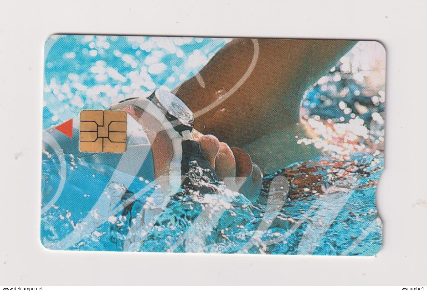 SOUTH AFRICA  -  Olympic Swimming Chip Phonecard - Zuid-Afrika