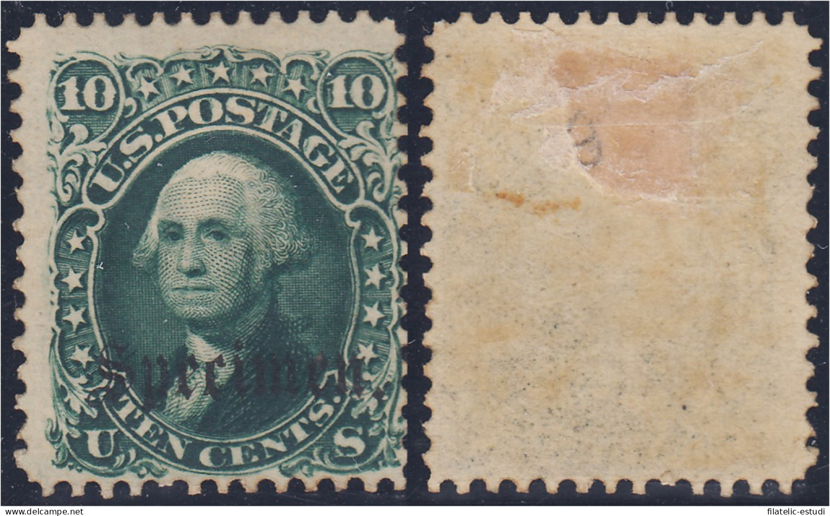 Estados Unidos USA 22 1861 George Washington MH - Andere & Zonder Classificatie