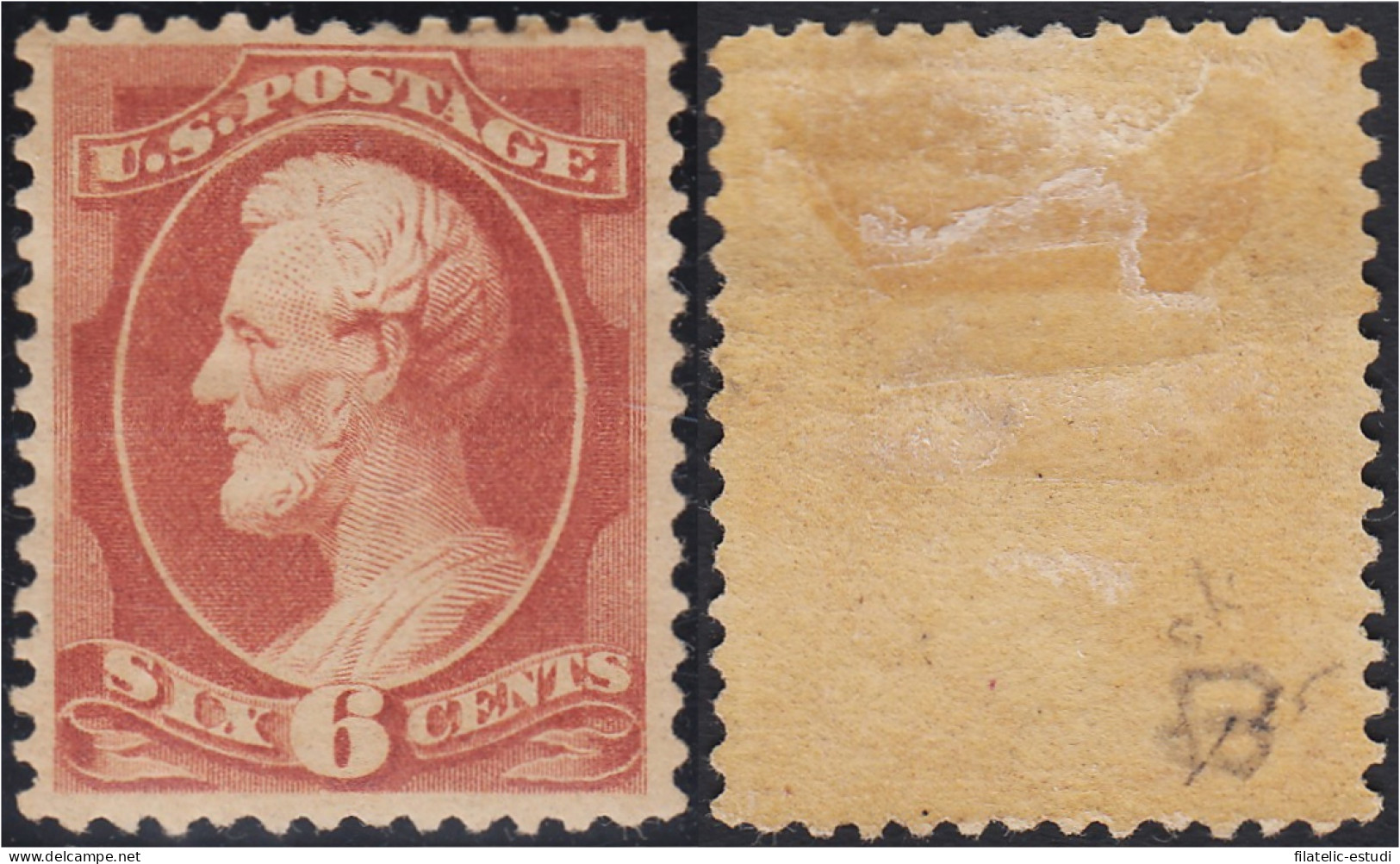 Estados Unidos USA 53 1870/82 Abraham Lincoln MH - Andere & Zonder Classificatie