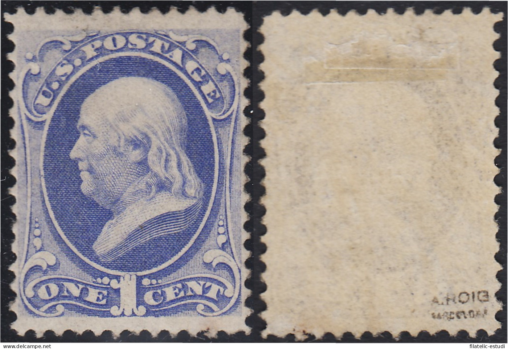Estados Unidos USA 50 1870/82 Franklin Buste De Houdon MH - Andere & Zonder Classificatie