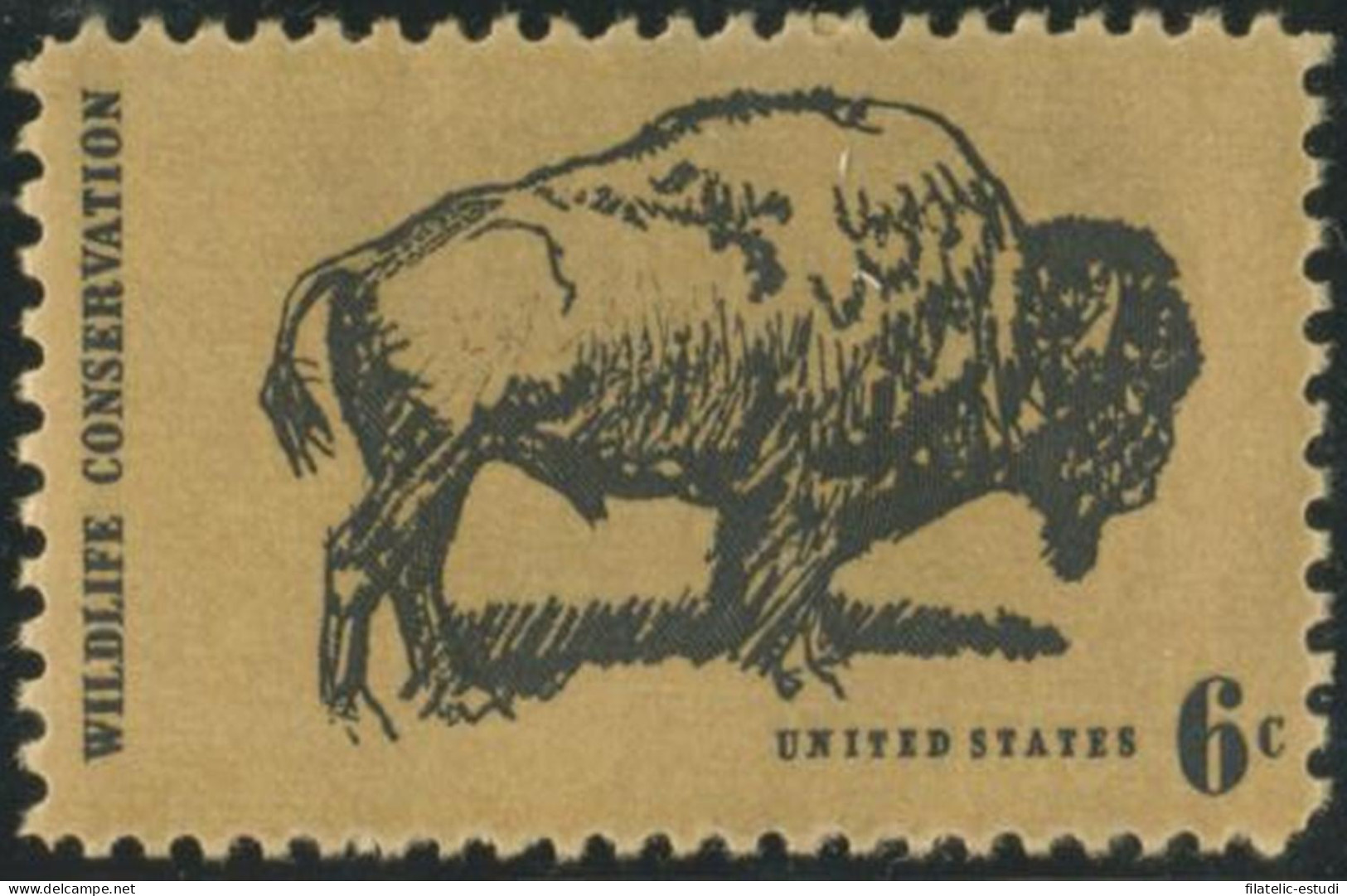 FAU5 Estados Unidos USA  895 Fauna Búfalo MNH - Sonstige & Ohne Zuordnung