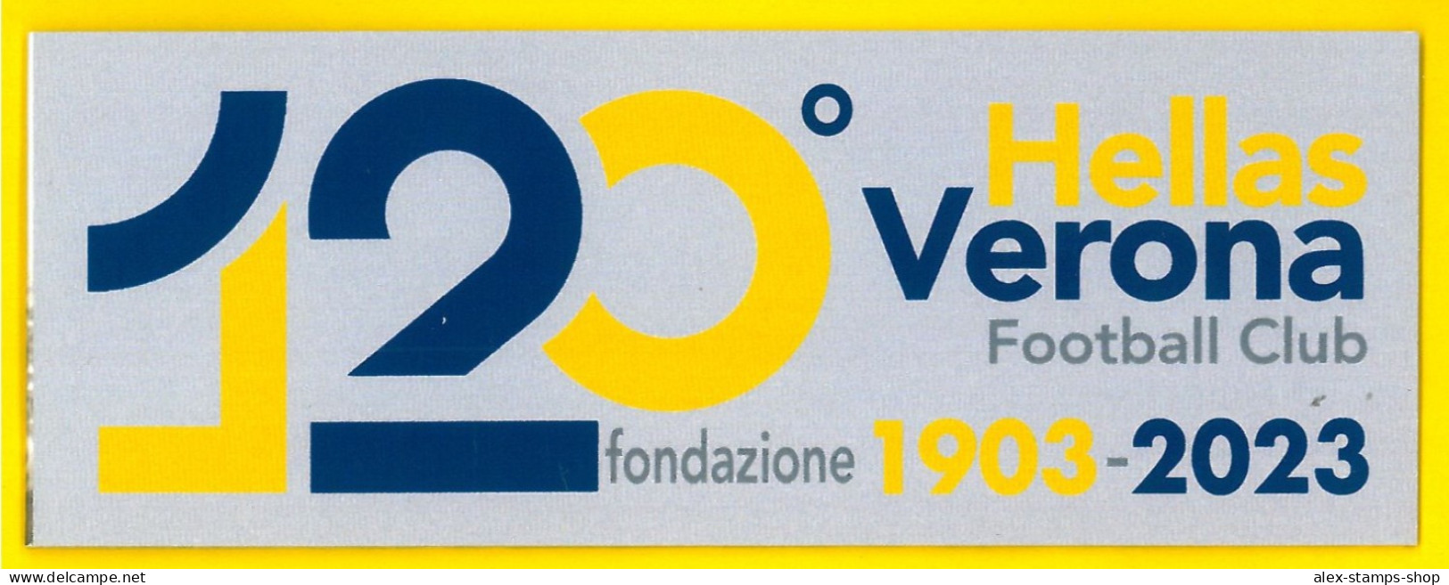 ITALIA 2023 NEW BOOKLET LIBRETTO CODICE A BARRE 120° HELLAS VERONA CALCIO 023 - Postzegelboekjes