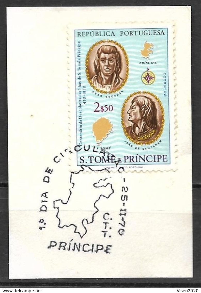 Portugal - São Tomé E Príncipe 1970 - 1º Dia De Circulação - FDC