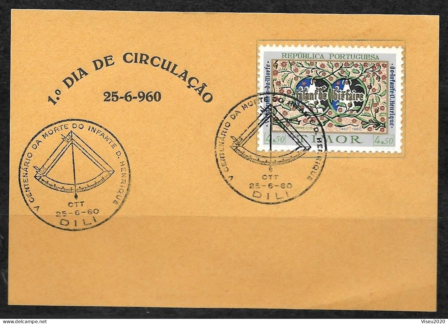 Portugal - Timor 1960 - 1º Dia De Circulação - FDC