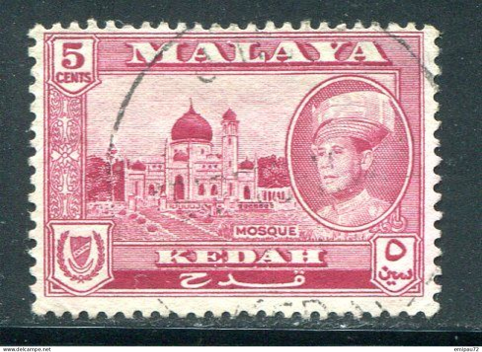 KEDAH- Y&T N°104- Oblitéré - Kedah