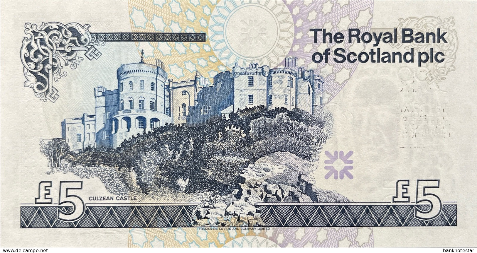 Scotland 5 Pounds, P-364 (1.7.2005) - UNC - 500 Years College Of Surgeons Issue - 5 Pond