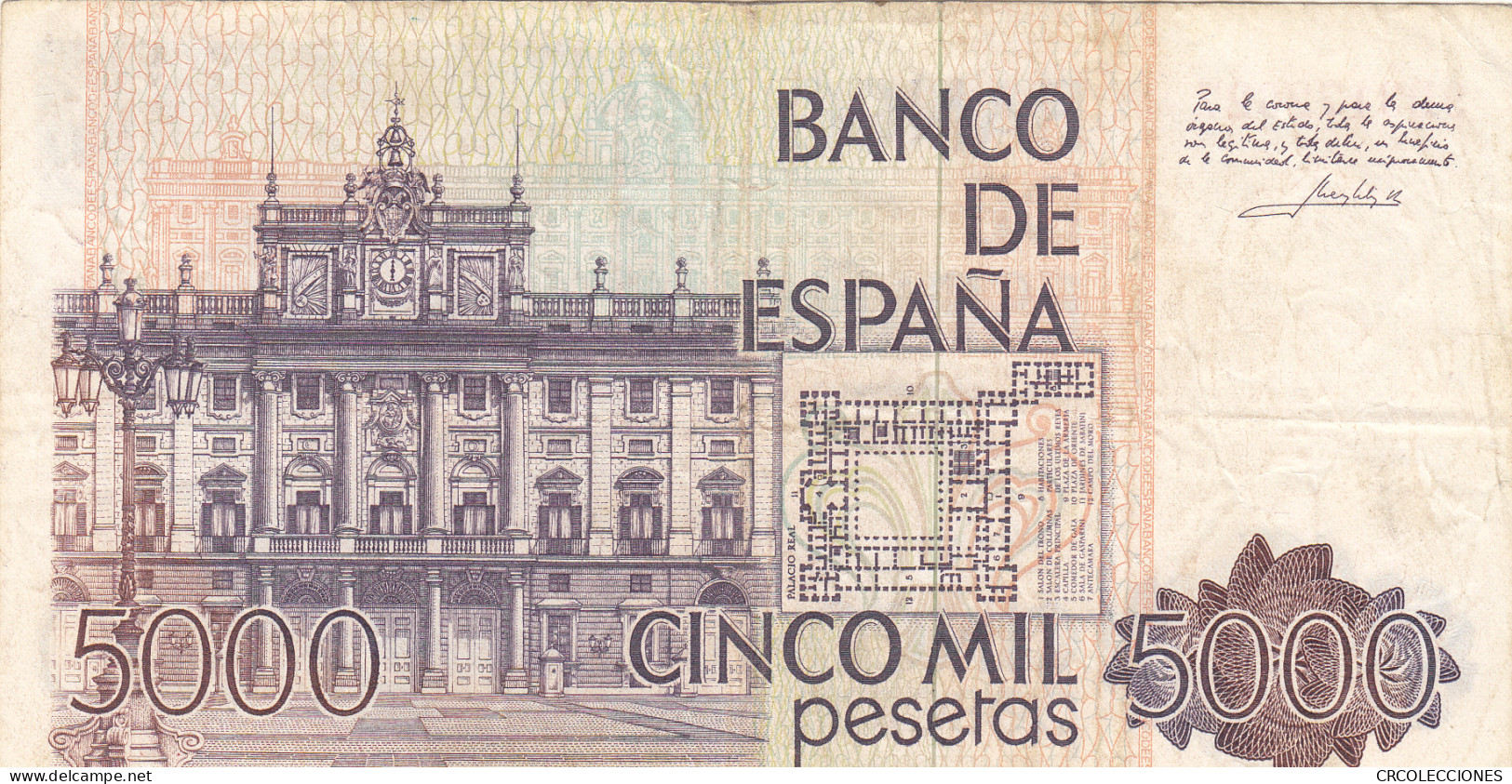 CRBS1032 BILLETE ESPAÑA 5000 PESETAS 1979 SERIE ESPECIAL 9D USADO - [ 4] 1975-… : Juan Carlos I