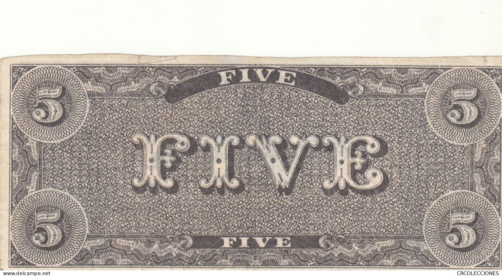 CRBX0335 BILLETE EEUU FALSO  5 DOLARES 1861  BC - Autres - Amérique