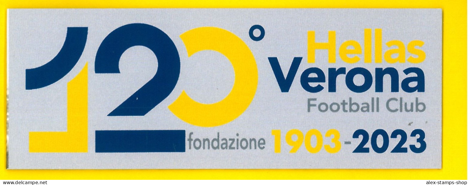 ITALIA 2023 NEW BOOKLET LIBRETTO 120° HELLAS VERONA CALCIO FOOTBALL CLUB 099 - Markenheftchen