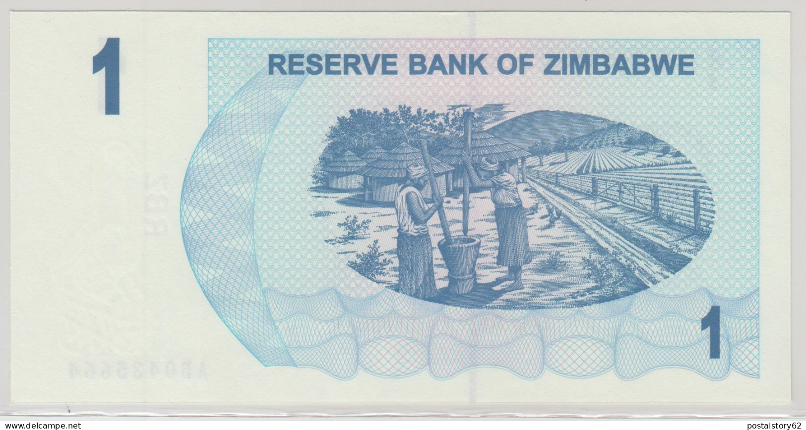 One Dollar Bank Of Zimbabwe Bearer Cheque 2006 FDS - Simbabwe