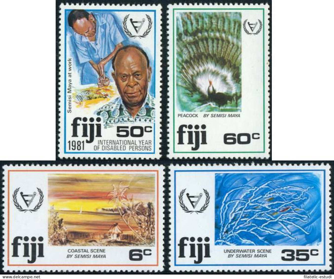 MED  Fiji Islas 434/37 1981 MNH - Fiji (1970-...)