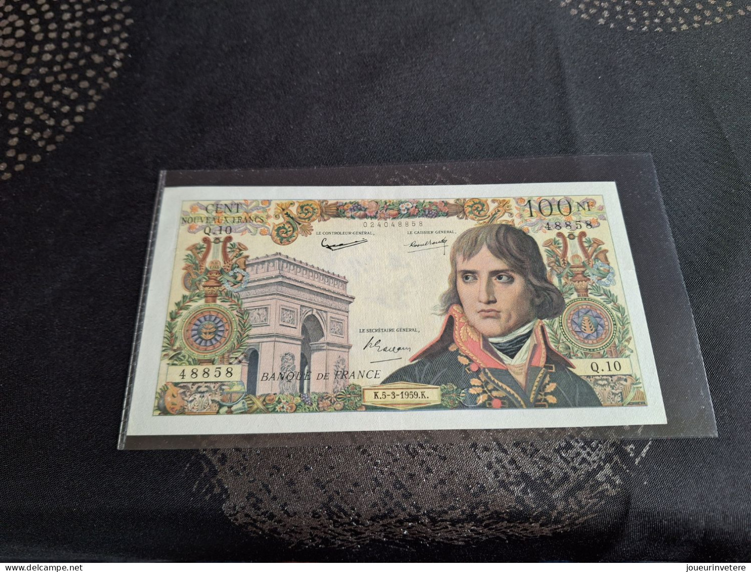 Billet, France, 100 Nouveaux Francs,''Bonaparte''k 5-3--1959-k Spl+ - Autres - Europe