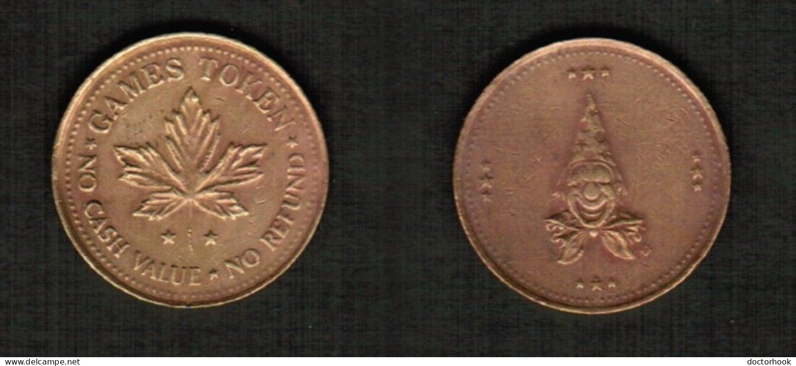 CANADA.   GAMES TOKEN---NO CASH VALUE (CONDITION AS PER SCAN) (T-176) - Professionali / Di Società