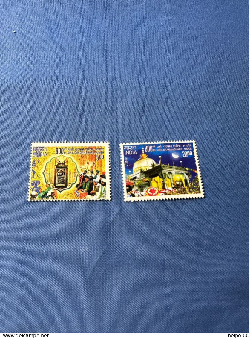 India 2012 Michel 2654-55 Moinuddin Christi, Ajmer MNH - Unused Stamps