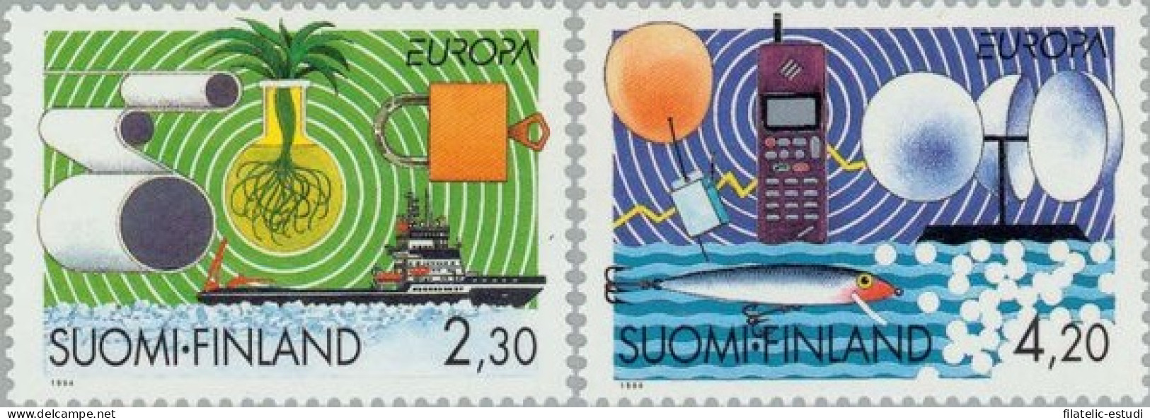 Finlandia - 1214/15 - 1994 Europa Descubrimientos Lujo - Otros & Sin Clasificación